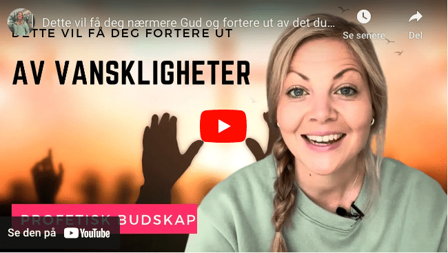 2024.09.11. Dette vil få deg nærmere Gud og fortere ut av det du synest er tungt og&nbsp;vanskeleg.