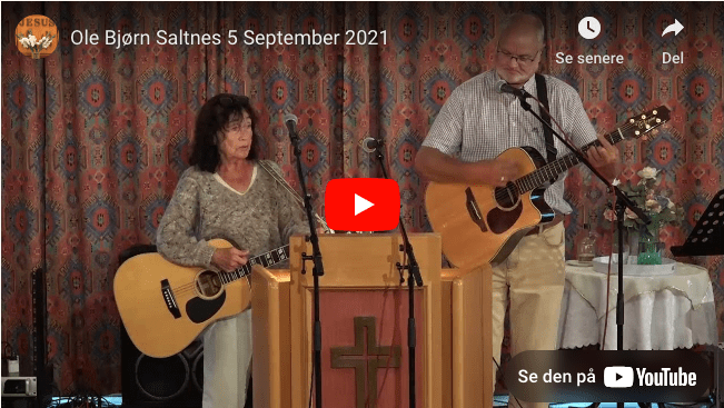 2021.09.05. Maranata. Jesus gir oss lyset og saltet, bruk det som Jesus har for deg og ver lys og salt i&nbsp;verda.