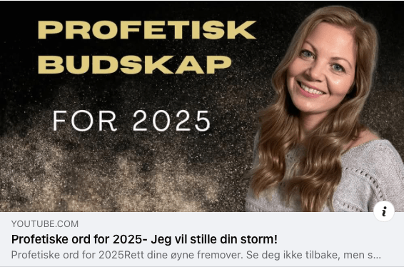 2025.1.1. Profetisk bodskap for 2025, ved Elin: «Eg vil stille din&nbsp;storm».
