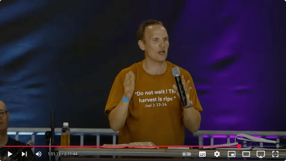 2025.07.09. Onsdag, Kl 20. Maranata Landsstemne 2025. Tale ved Remy Andre Hornes. Jesus er i ferd med å gjenopprette sitt evangelium til det som var&nbsp;utgangspunktet.